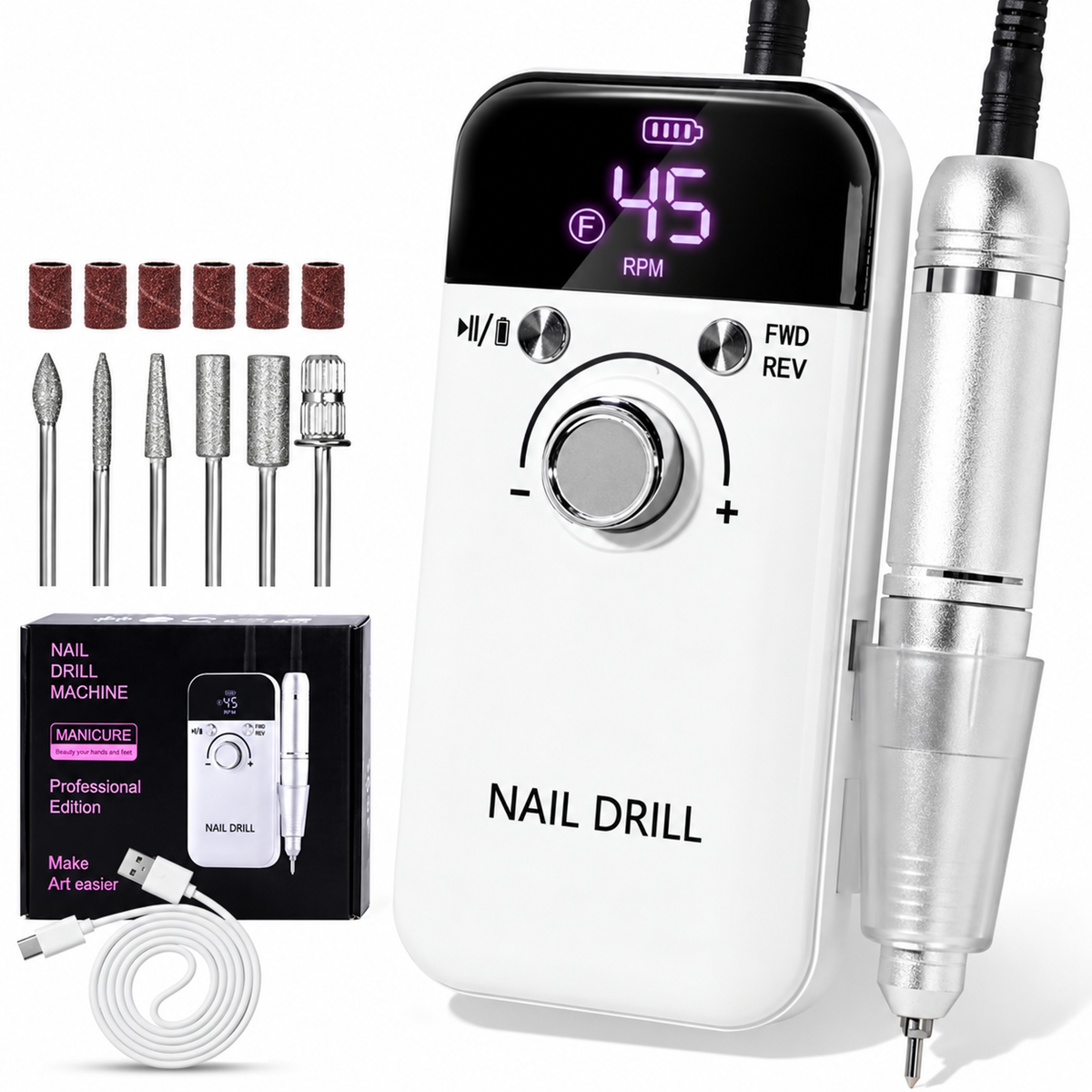 Nail Drill 45,000RPM