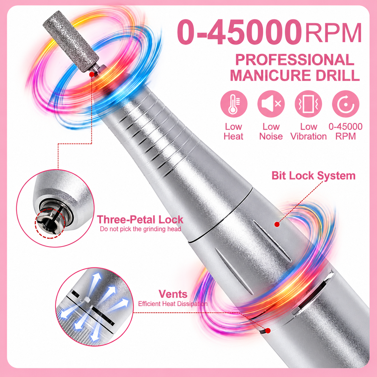 Nail Drill 45,000RPM
